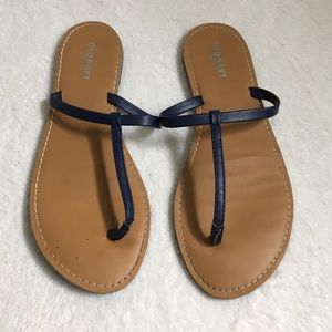 Old Navy Shoes - old navy blue t strap sandals Old Navy Shoes - old navy blue t strap sandals
